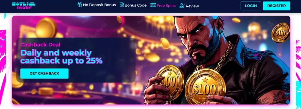 Hotline Casino — odbierz bonus powitalny 200% do 3000 PLN i 150 free spinów